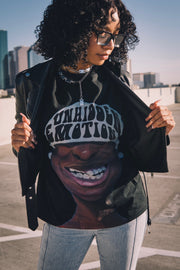 Unhidden Emotion Big Face T (BLACK)